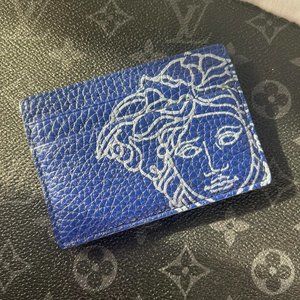 🌟NEW🌟 Versace Medusa Card Holder Leather